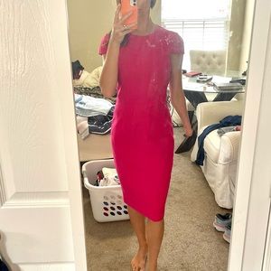 NWT Michael Kors crepe dress in Geranium